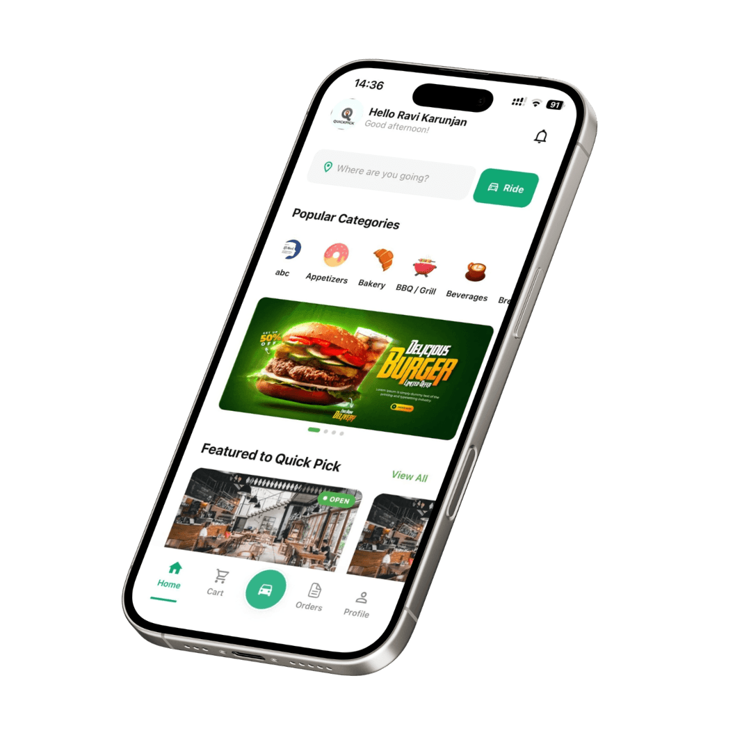 QuickPick app preview